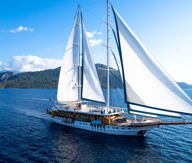 Queen Atlantis Yacht & Badehotel - Blaue Reise entlang der lykischen Küsten