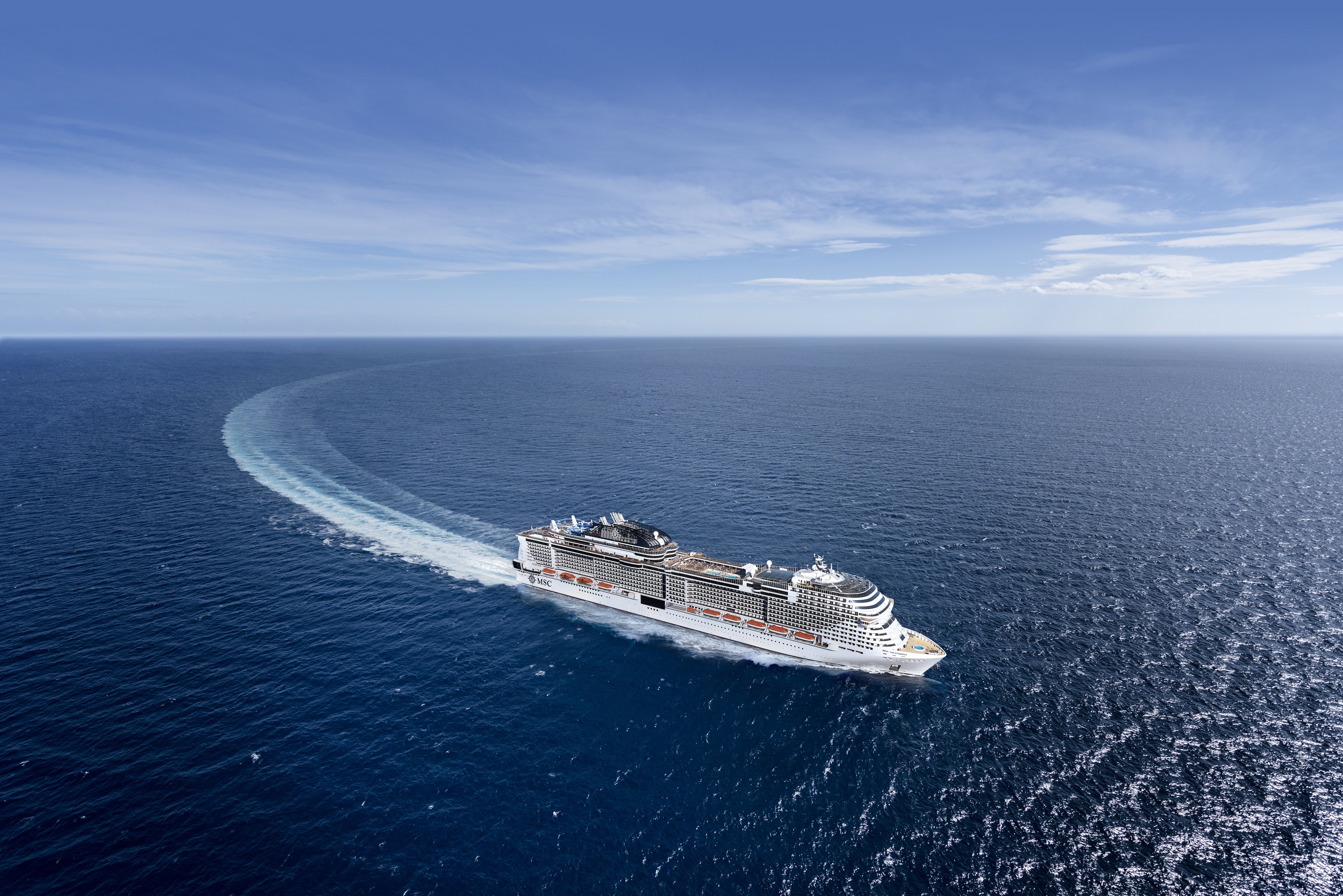 MSC Grandiosa auf Kreuzfahrt