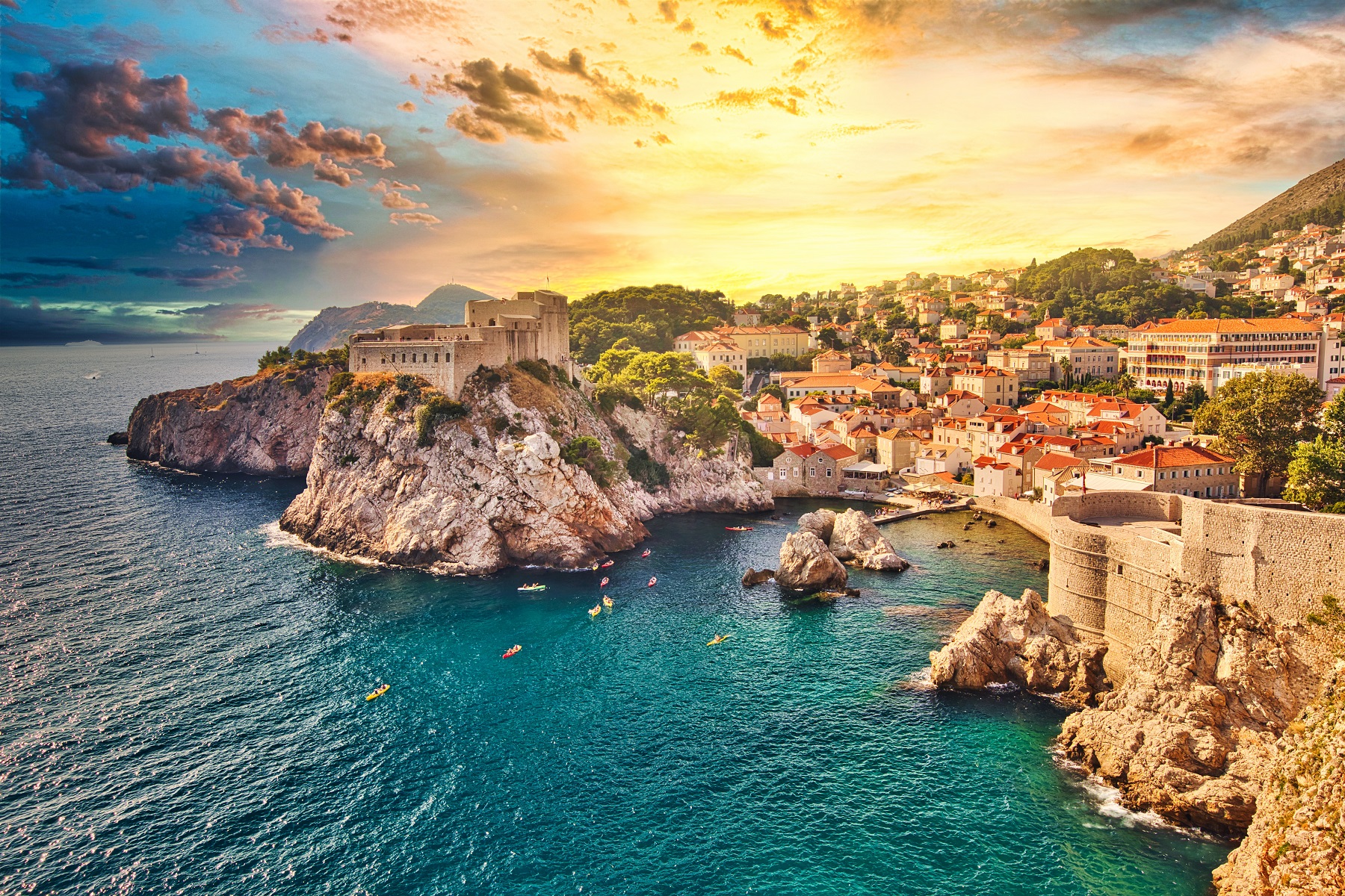 Altstadt und Stadtmauer von Dubrovnik