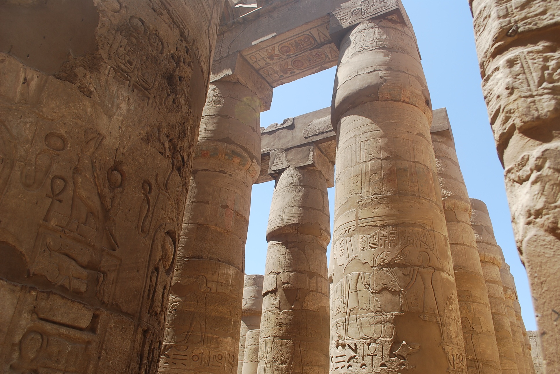Tempelanlage in Luxor am Nil